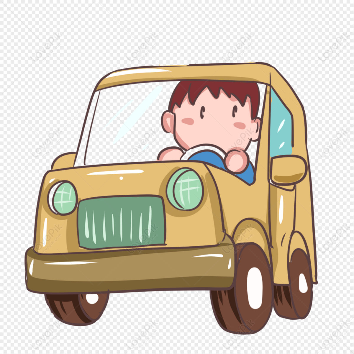 Driving A Car To Work PNG Transparent Background And Clipart Image For Free  Download - Lovepik | 401476270