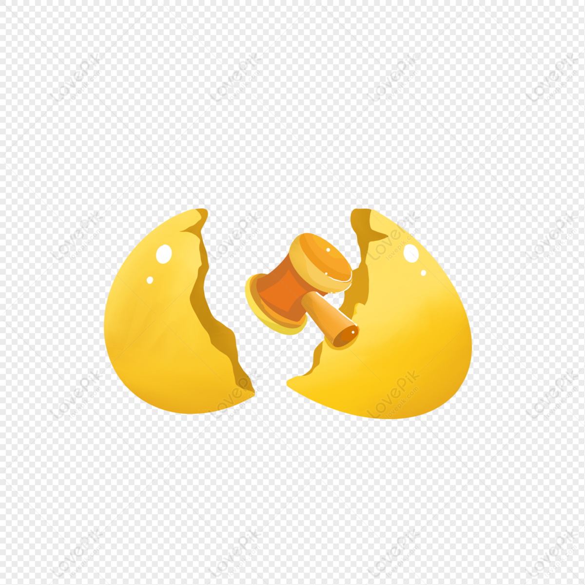 Golden Egg Golden Eggshell Cartoon Hand Drawn PNG Picture And Clipart ...