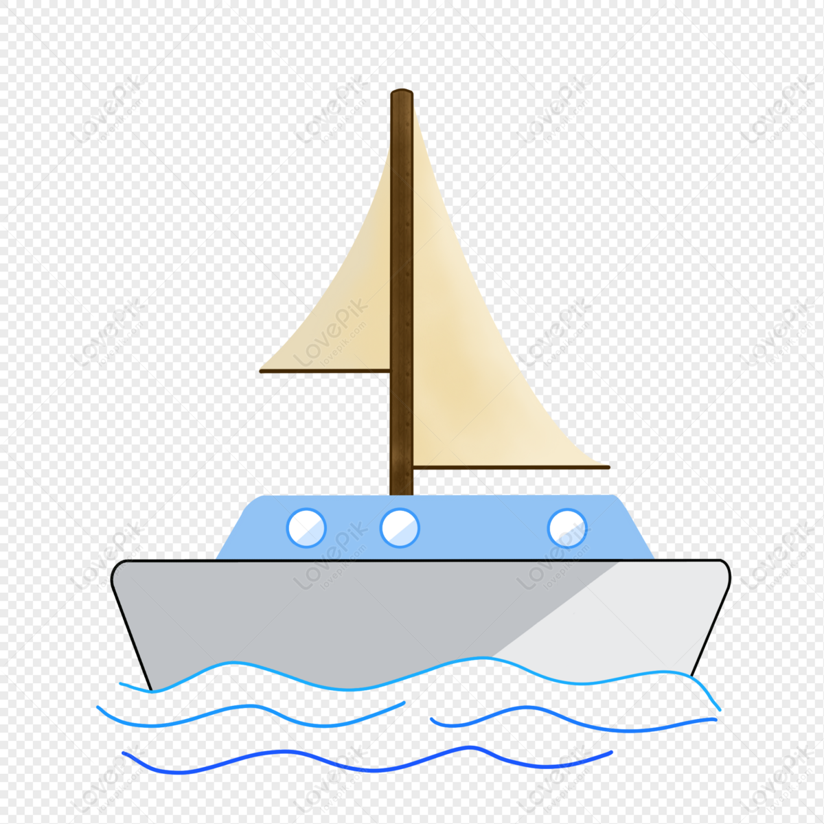 sailboat, nautical, sailing, sea png free download