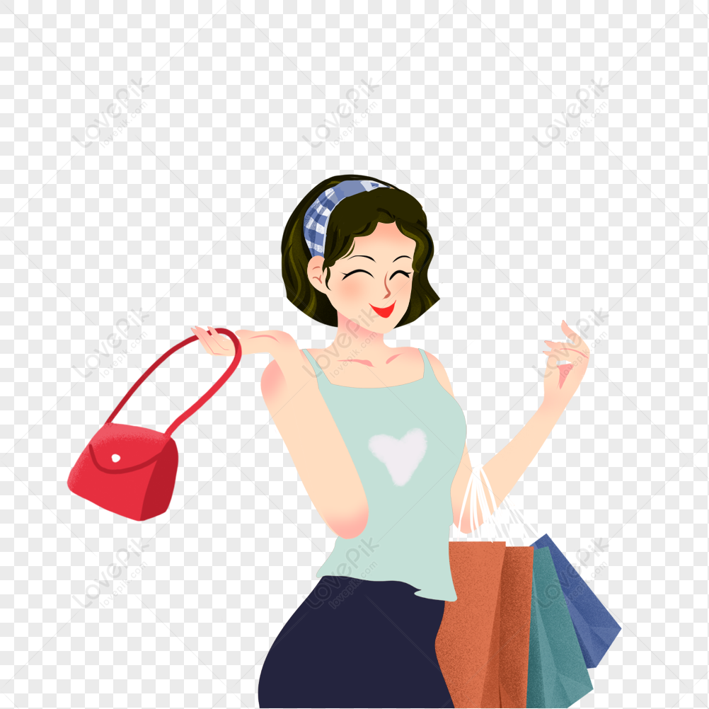 Shopping Girl, Girl, Girl, Shopping PNG Hd Transparent Image And ...