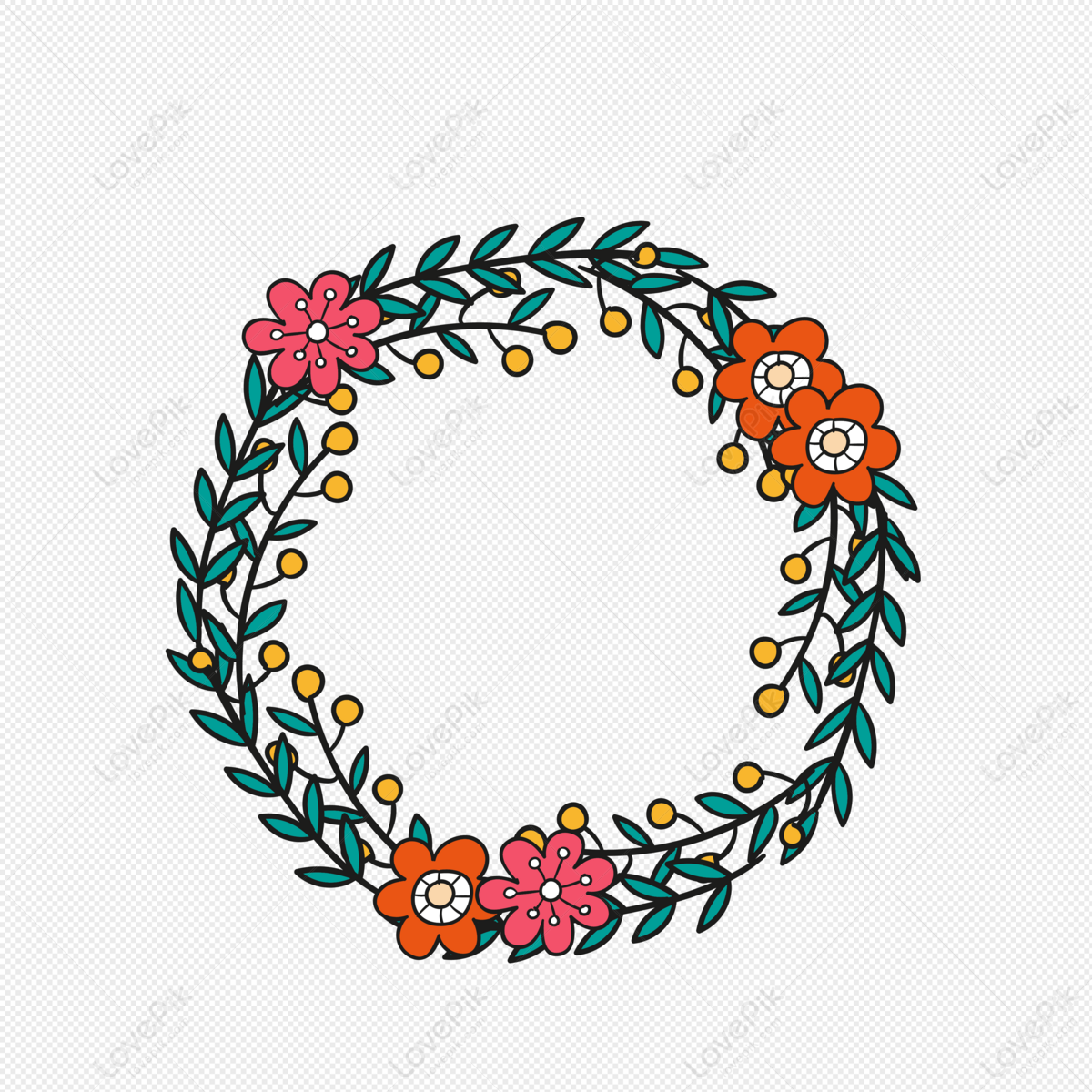 Small Fresh Floral Border Vector Png Picture And Clipart Image For Free  Download - Lovepik | 401461015