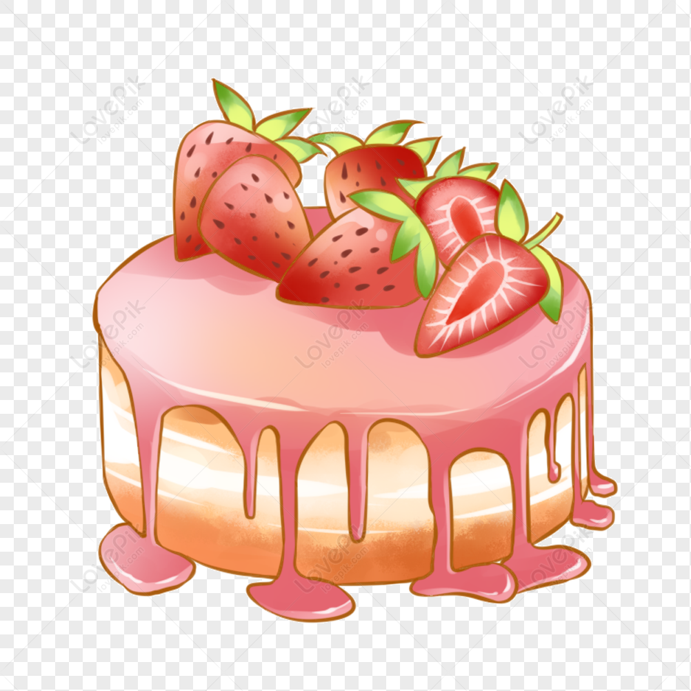 Wedding Cakes Watercolor Clipart, Transparent PNG