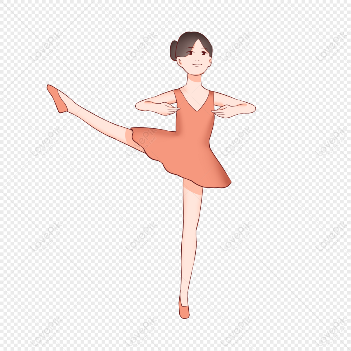 Summer Dance Class Girl PNG Picture And Clipart Image For Free Download ...