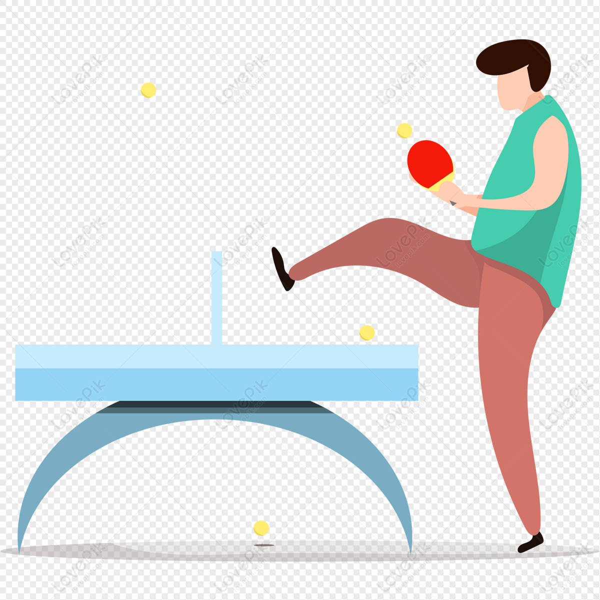 Table Tennis Match PNG Picture And Clipart Image For Free Download ...