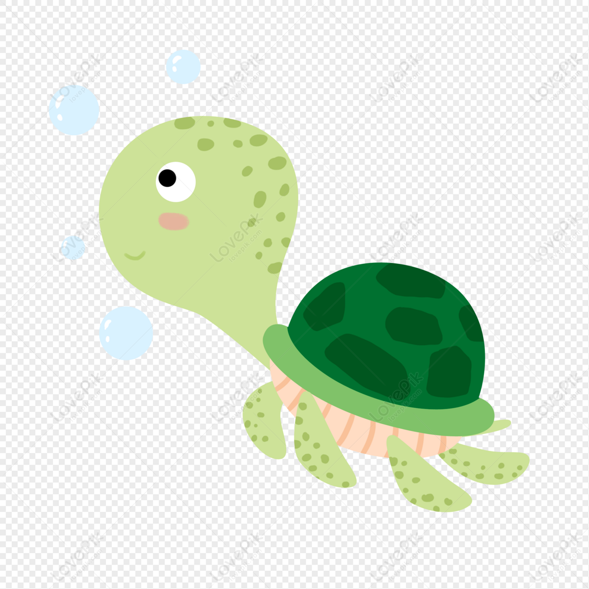 Free Walking Turtle Cartoon Image｜Charatoon