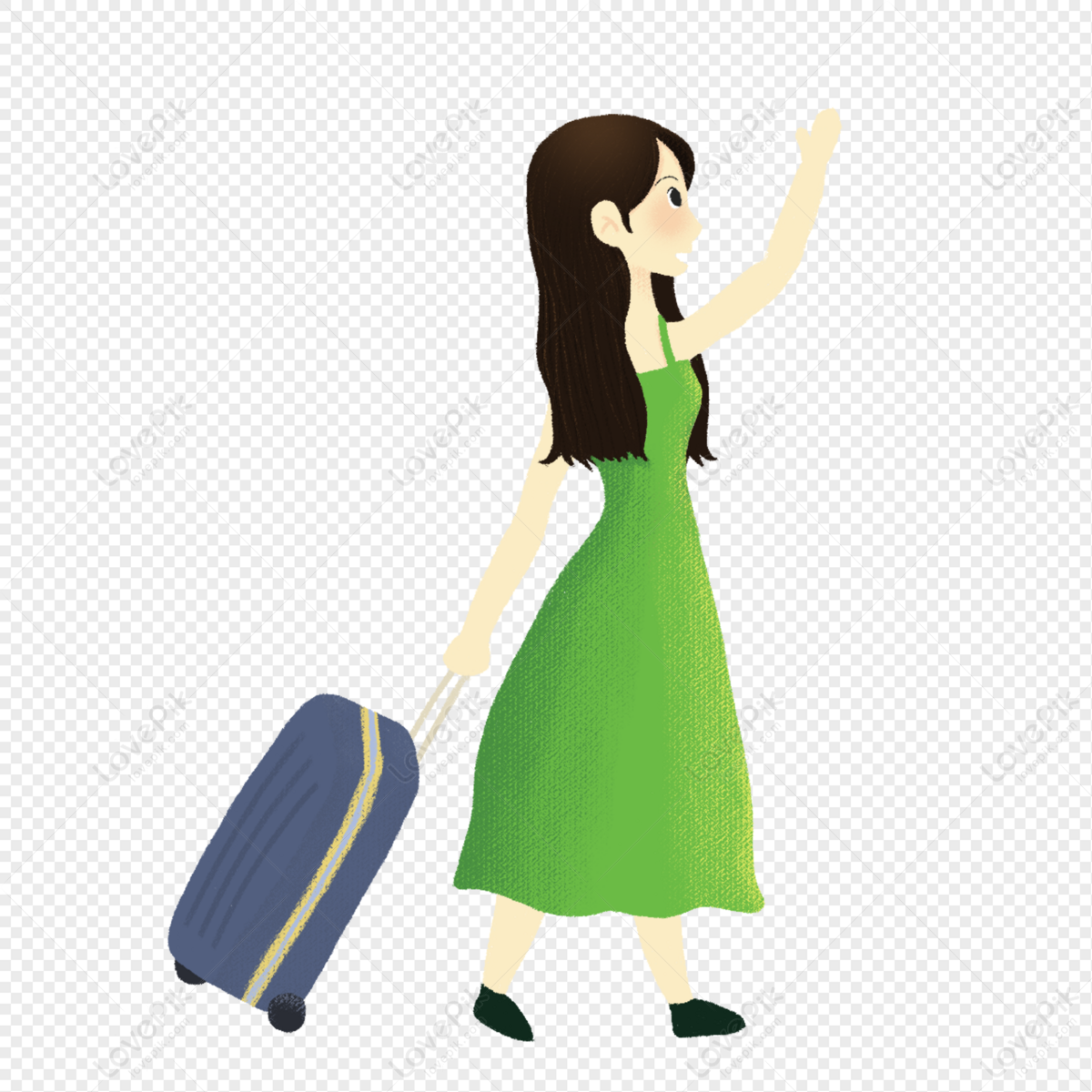 Vacation tourist girl, tourist girl, tourist vacation, vacation girl png image free download