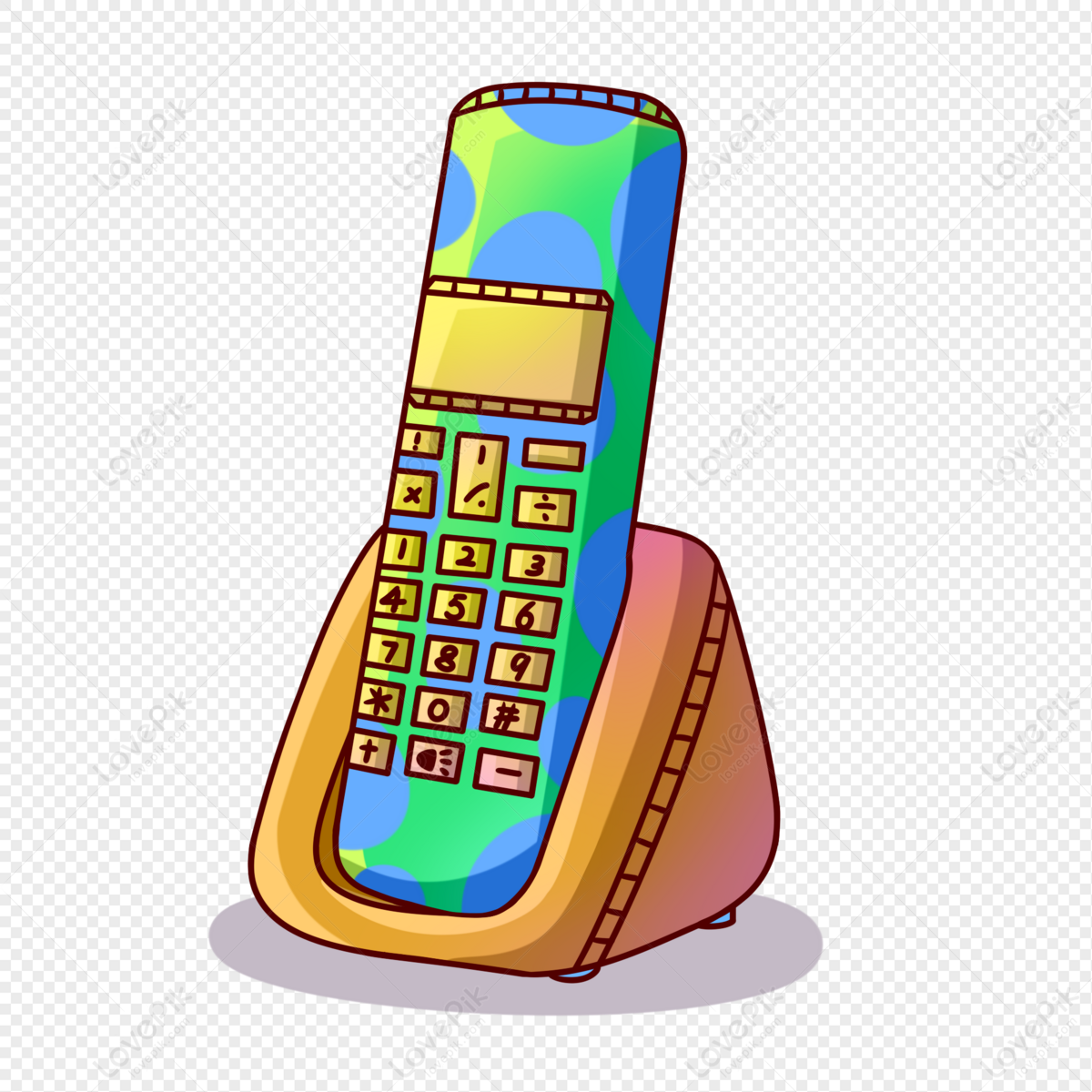 Cartoon Phone PNG Images With Transparent Background | Free Download On  Lovepik