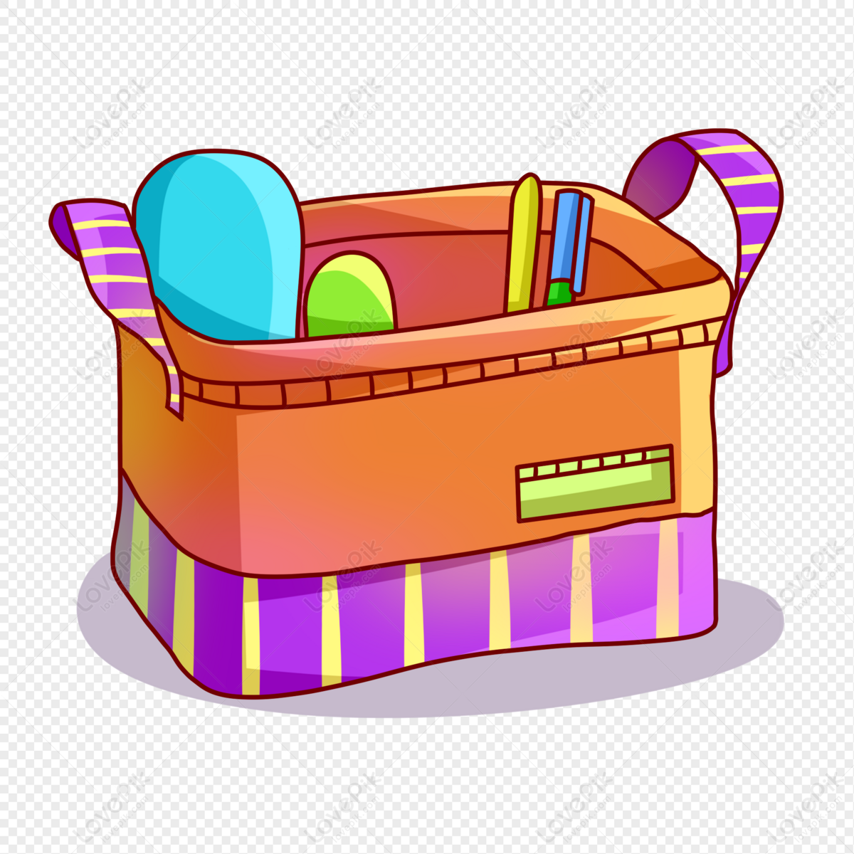Cartoon Storage Box PNG Transparent Background And Clipart Image For Free  Download - Lovepik | 401486050