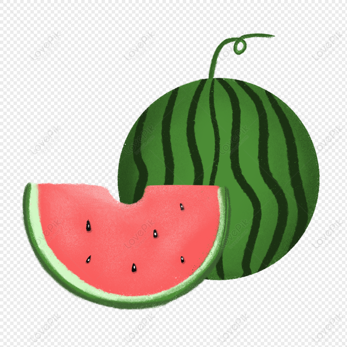 Cartoon Watermelon PNG Transparent Background And Clipart Image For Free  Download - Lovepik | 401507950