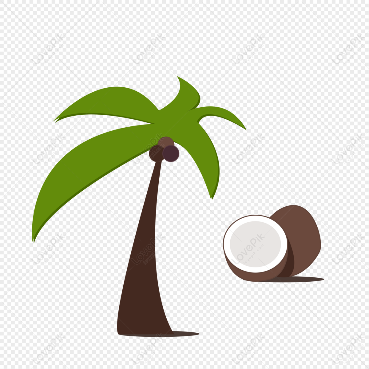 Green Coconut Logo Illustration Design, Graphic by Arifnasrudin18 ·  Creative Fabrica