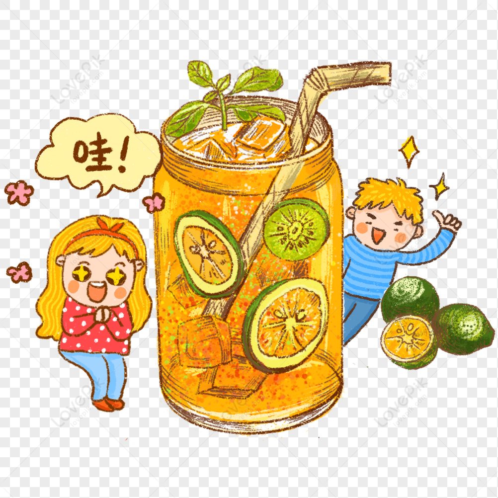 fruit drink clipart