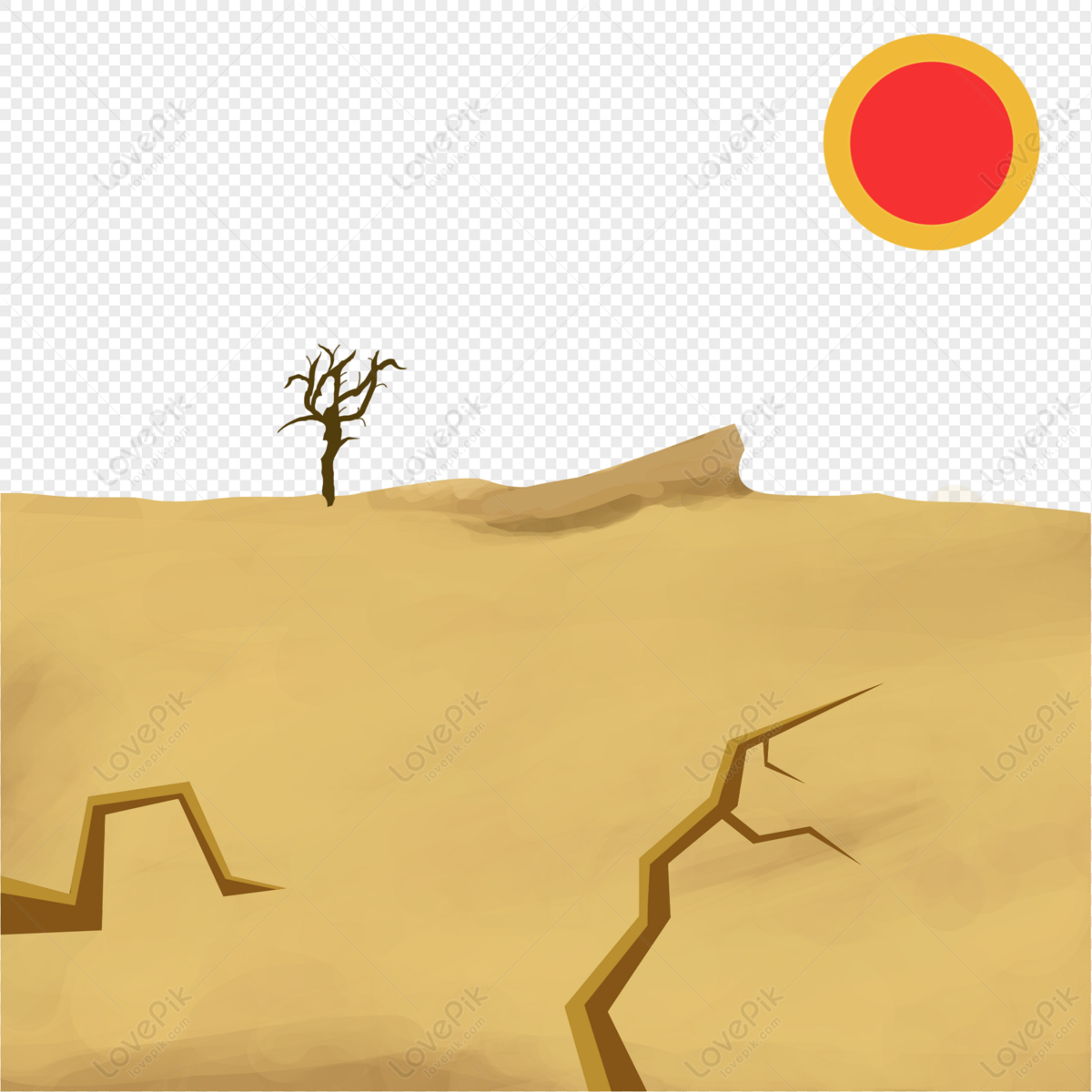 ثانوي العاصفة مجعد  Dry Land Free PNG And Clipart Image For Free Download - Lovepik | 401494619