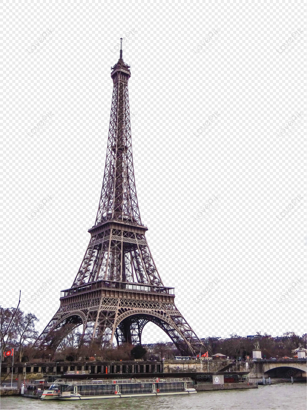 Eiffel Tower, building, material, scenery png image