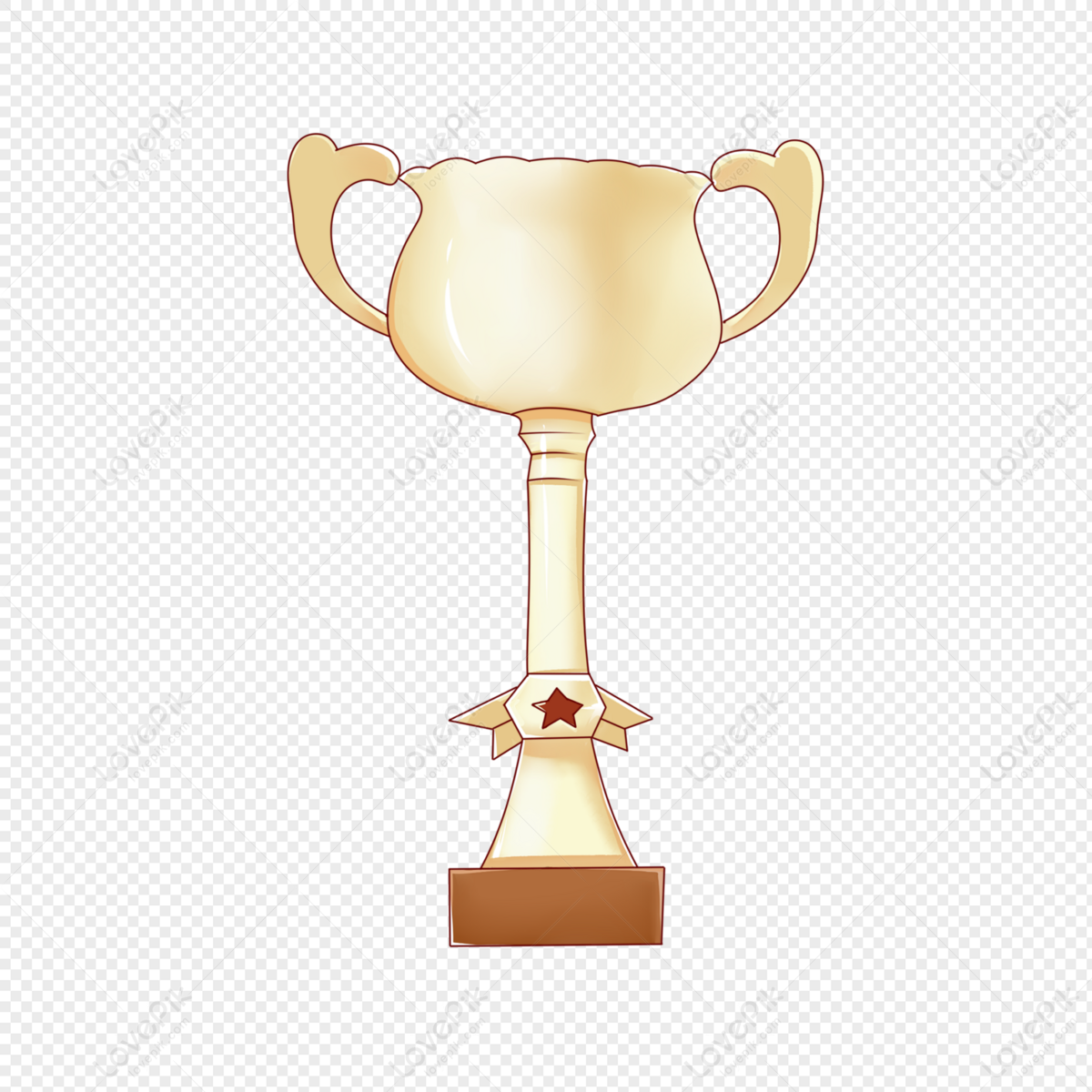 all star trophy clipart