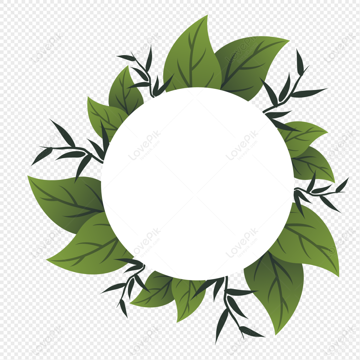 Green Plant Border PNG White Transparent And Clipart Image For Free ...