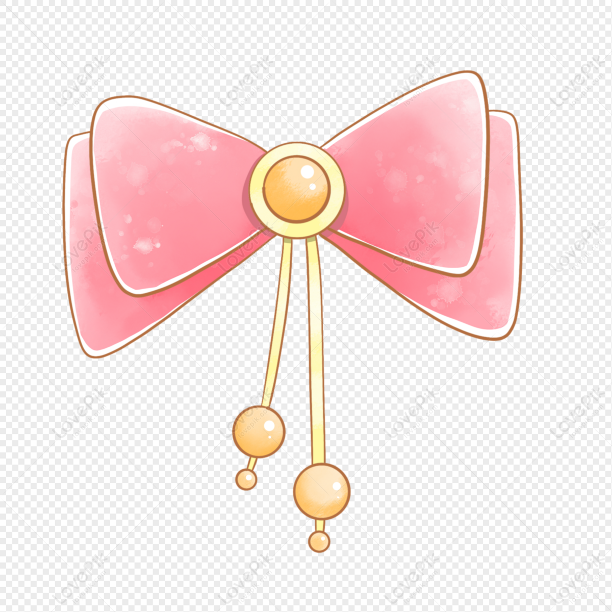 Pearl Bow Ornament, Ornament, Cute, Pearls PNG Hd Transparent Image And ...