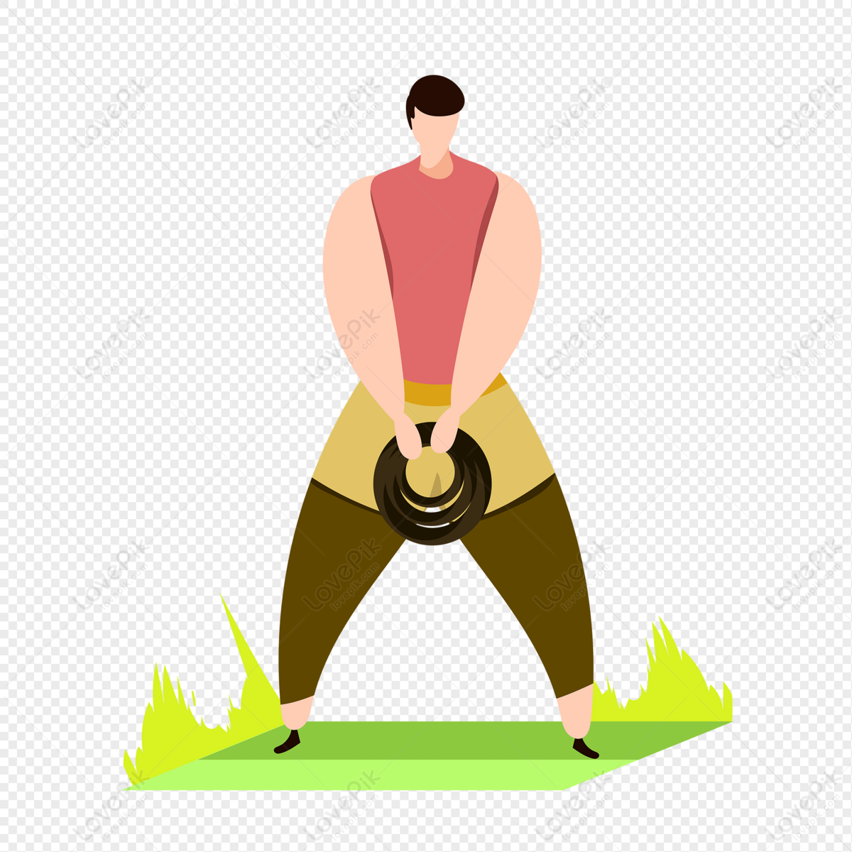 Workout Illustration PNG Transparent Images Free Download