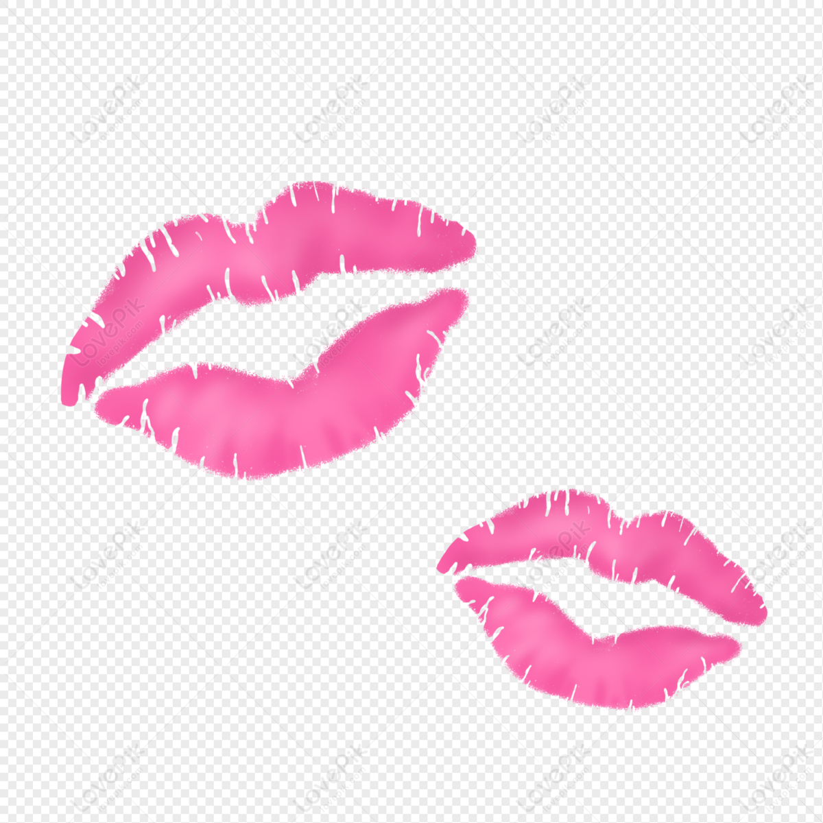 LV Lips Pink INSTANT DOWNLOAD print file PNG – BB Digital Prints