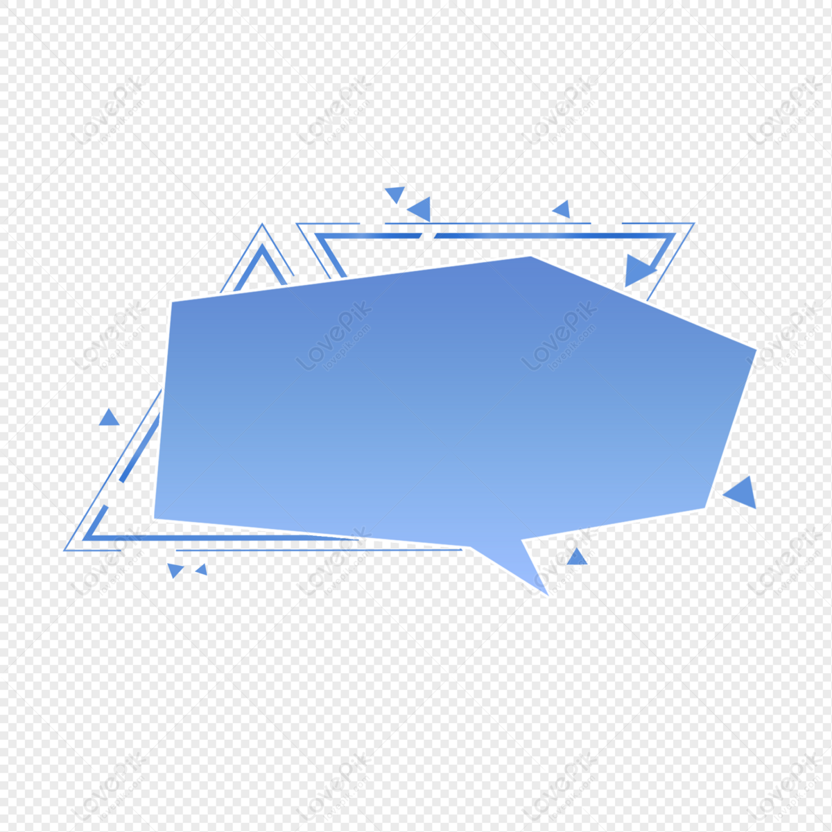 Polygon Geometry Technology E Commerce Gradient Border PNG Image And ...