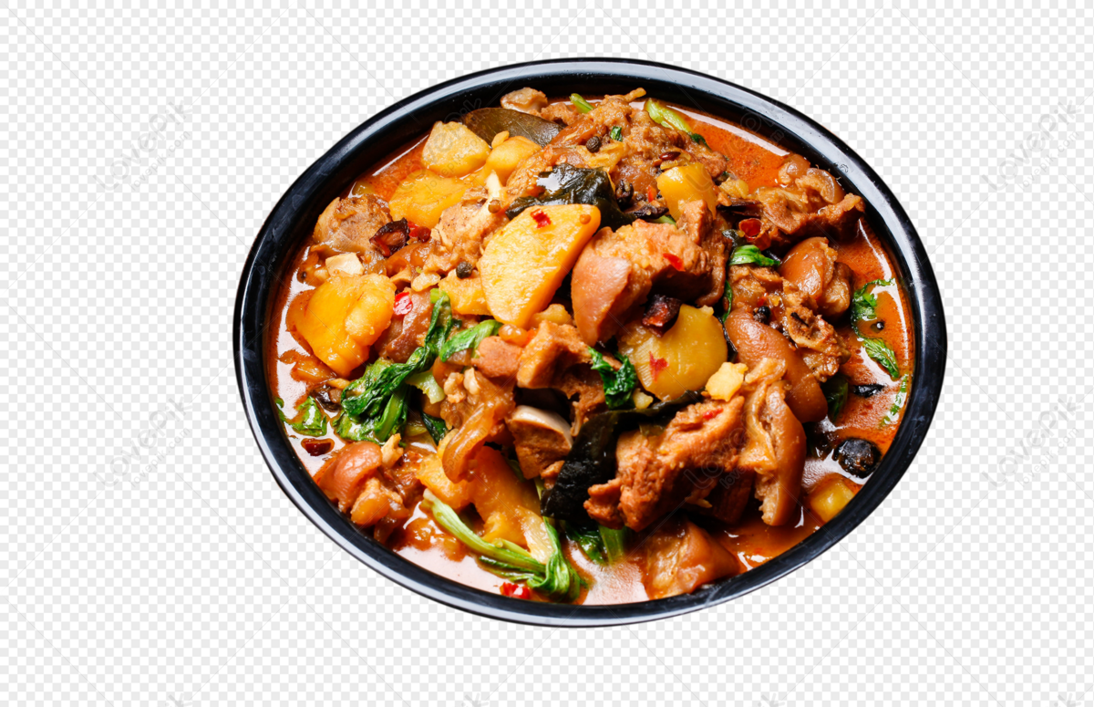 Potato Braised Pork, Material, Pork Curry, Pork PNG Transparent ...