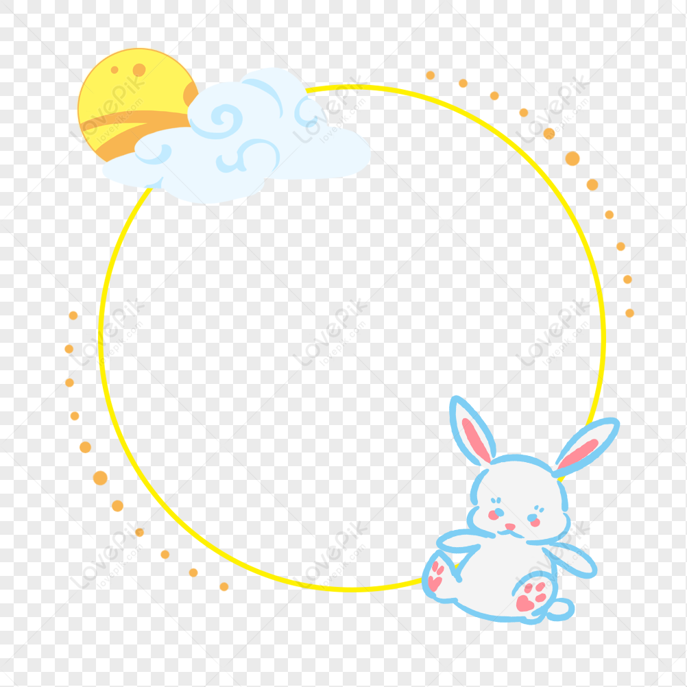 Rabbit And Moon PNG Picture And Clipart Image For Free Download ...