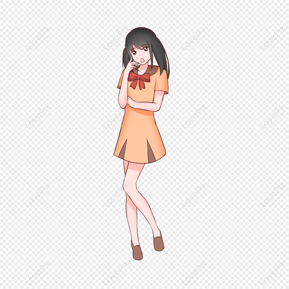 Girl Cartoon PNG Images With Transparent Background | Free Download On  Lovepik