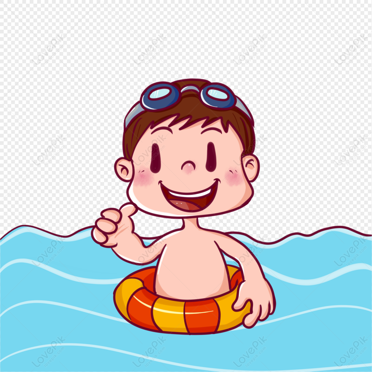 Summer Training Swimming Boy PNG Picture And Clipart Image For Free ...