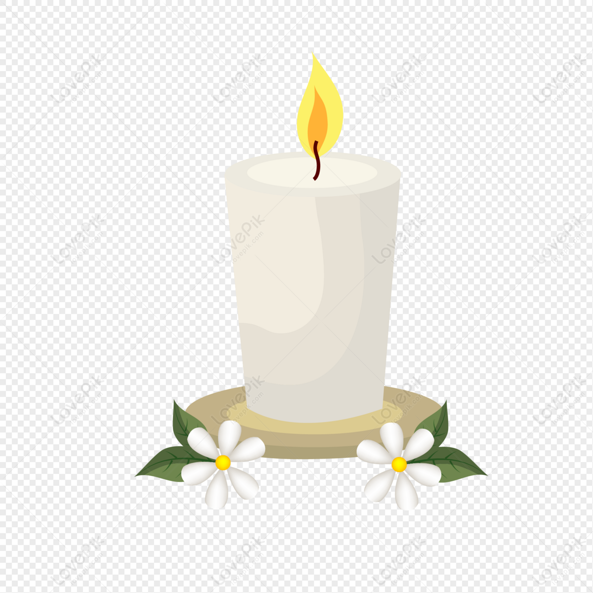 White Candle PNG White Transparent And Clipart Image For Free Download -  Lovepik | 401487362