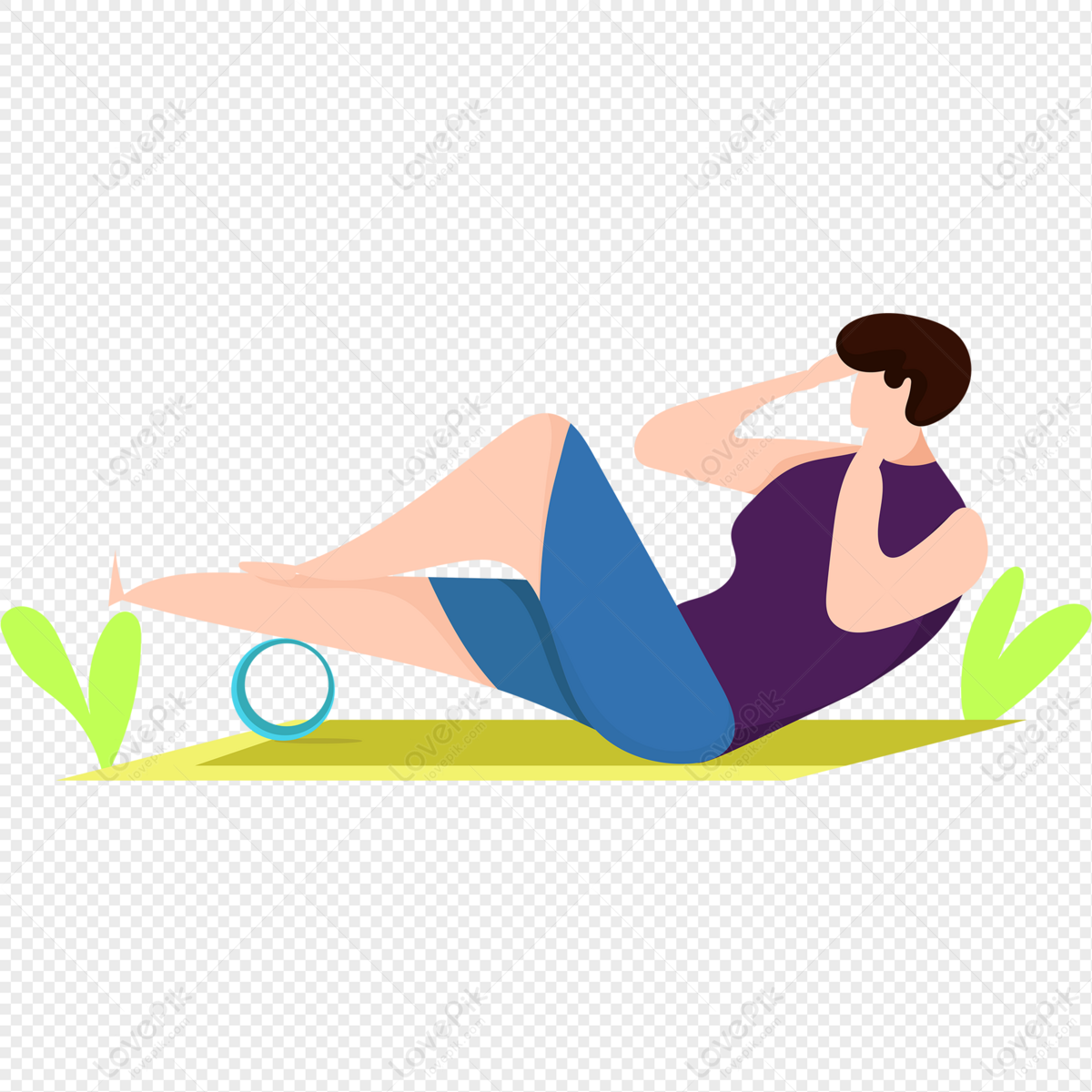 Stretching Exercises PNG Transparent Images Free Download, Vector Files