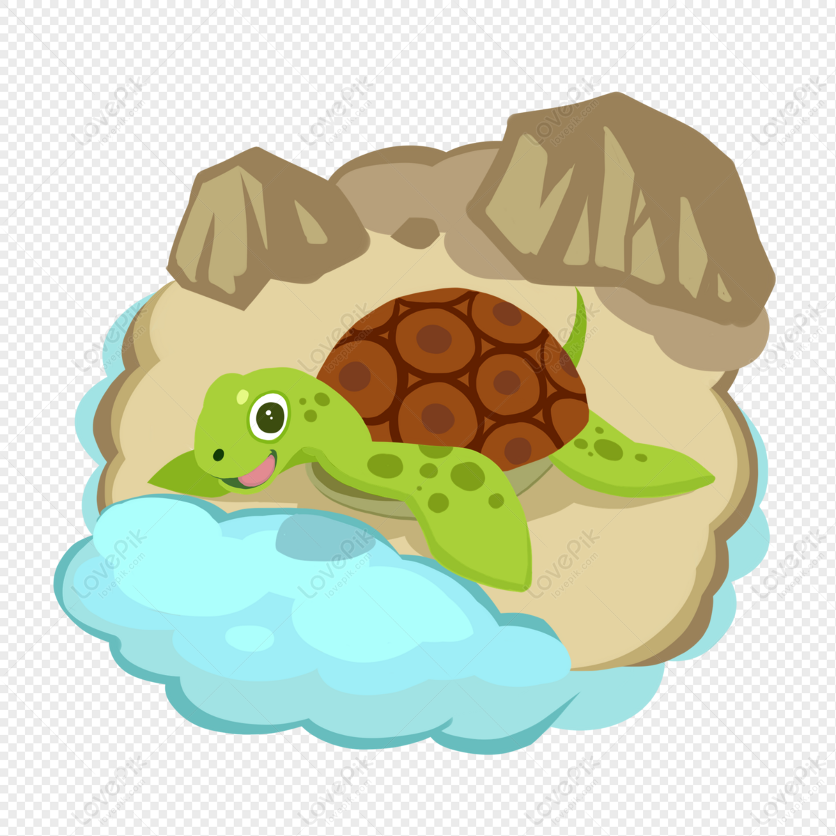 Autumn Creek Animal Turtle Drinking Water PNG Picture And Clipart Image For  Free Download - Lovepik | 401536545