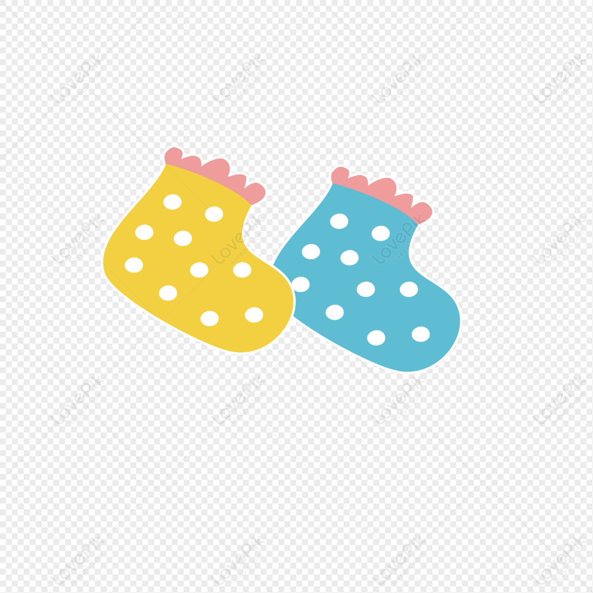Baby sock clipart. Free download transparent .PNG
