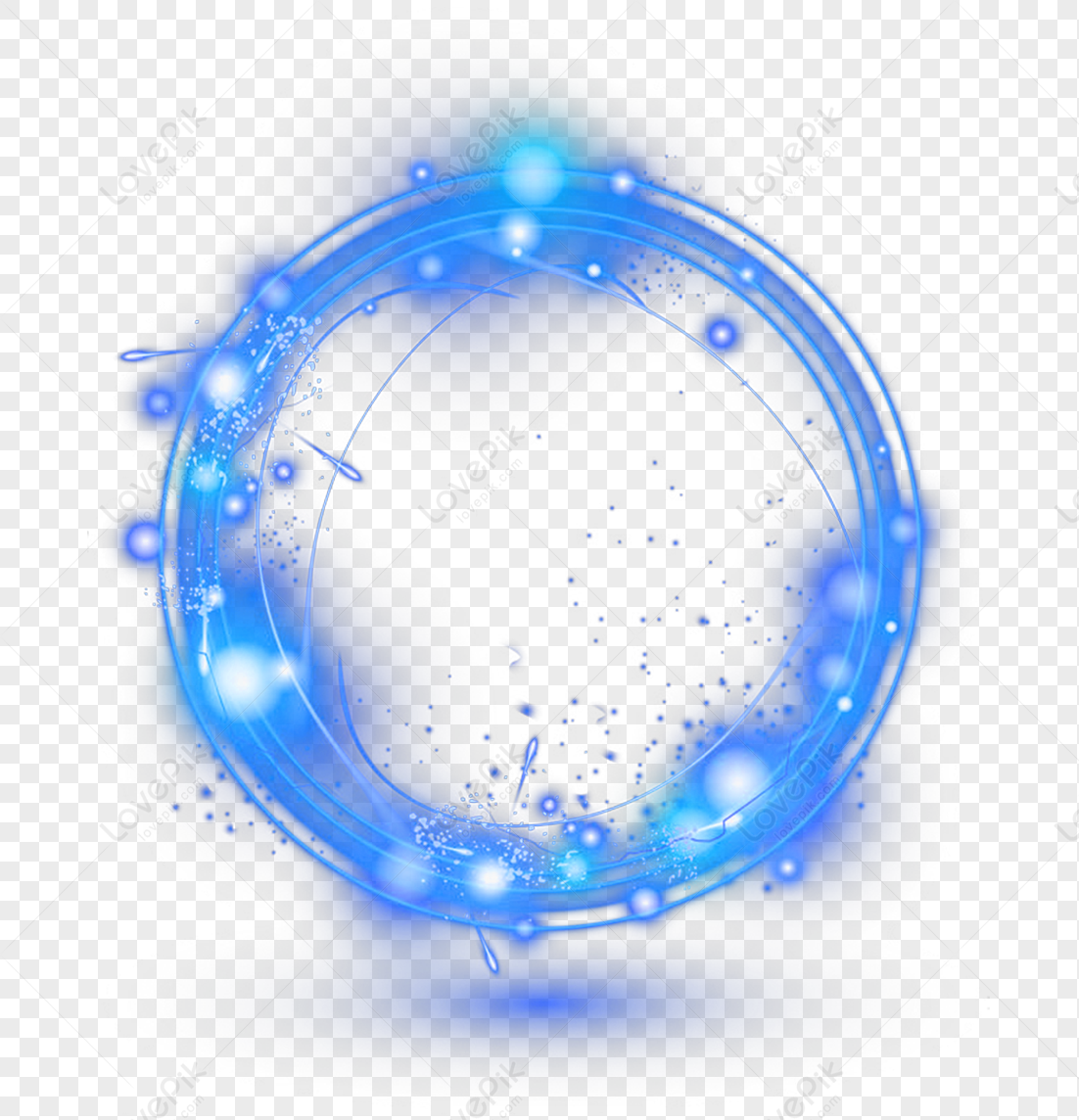 Blue Light Effect Element, Blue Effects, Material, Light Effect PNG ...