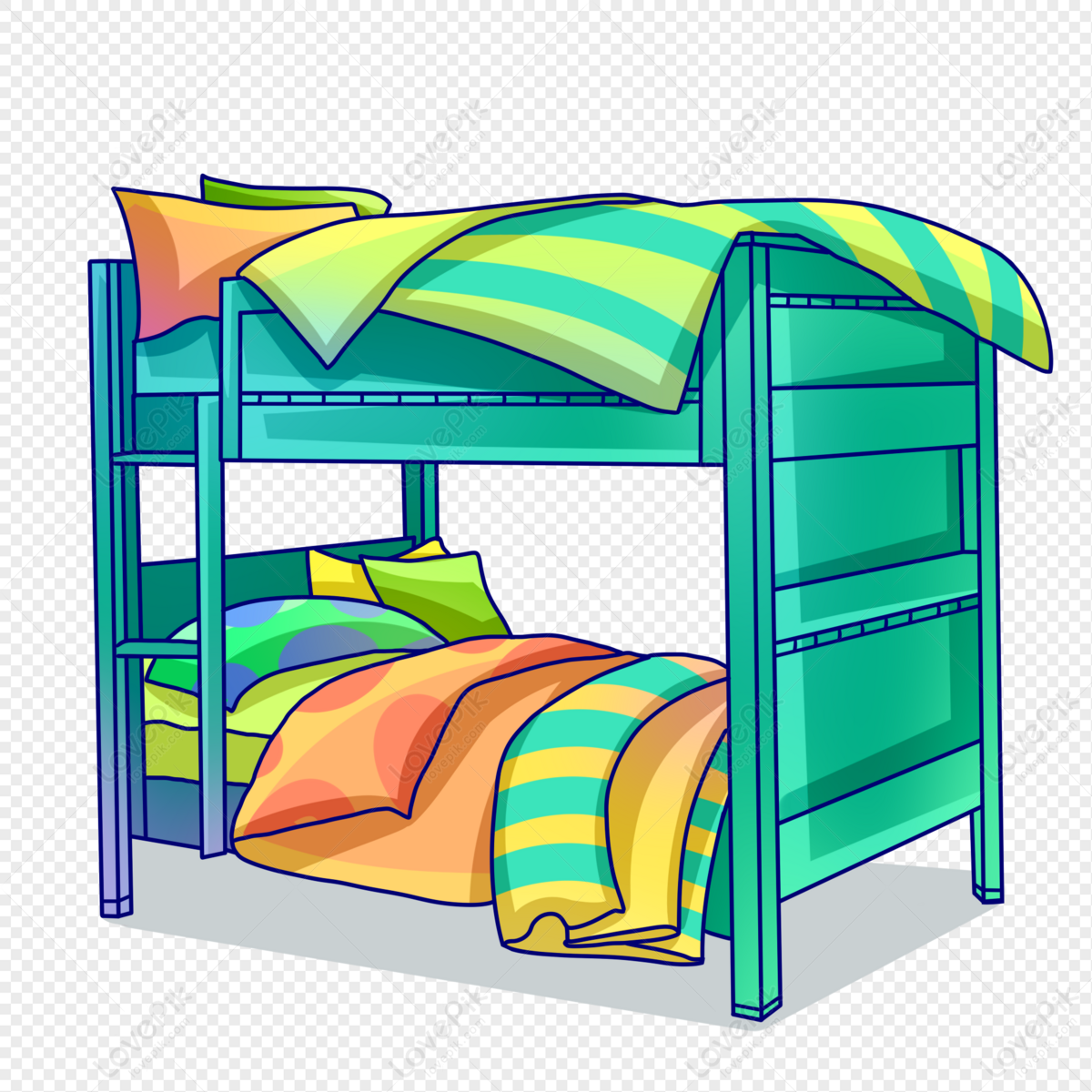 Bunk Bed Free PNG And Clipart Image For Free Download - Lovepik | 401529739