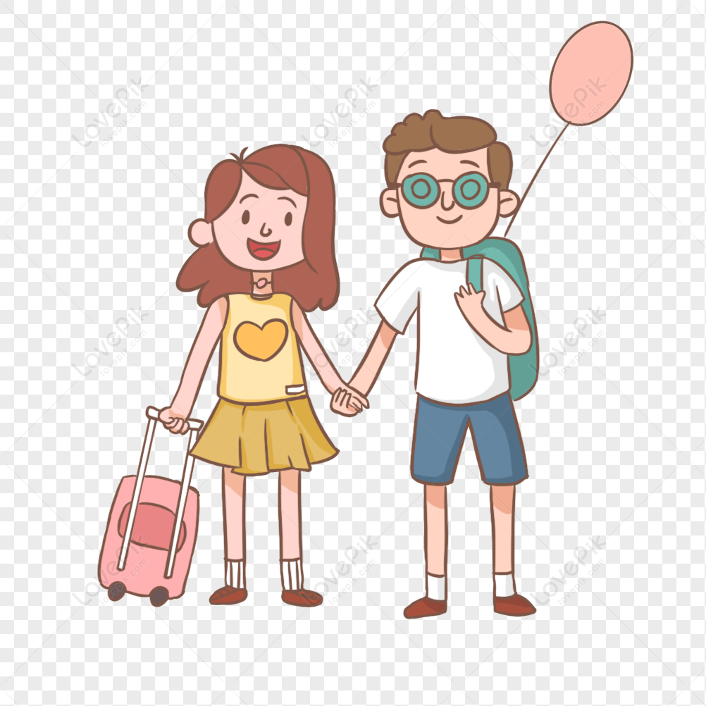 Cartoon Couple PNG Transparent Background And Clipart Image For Free ...