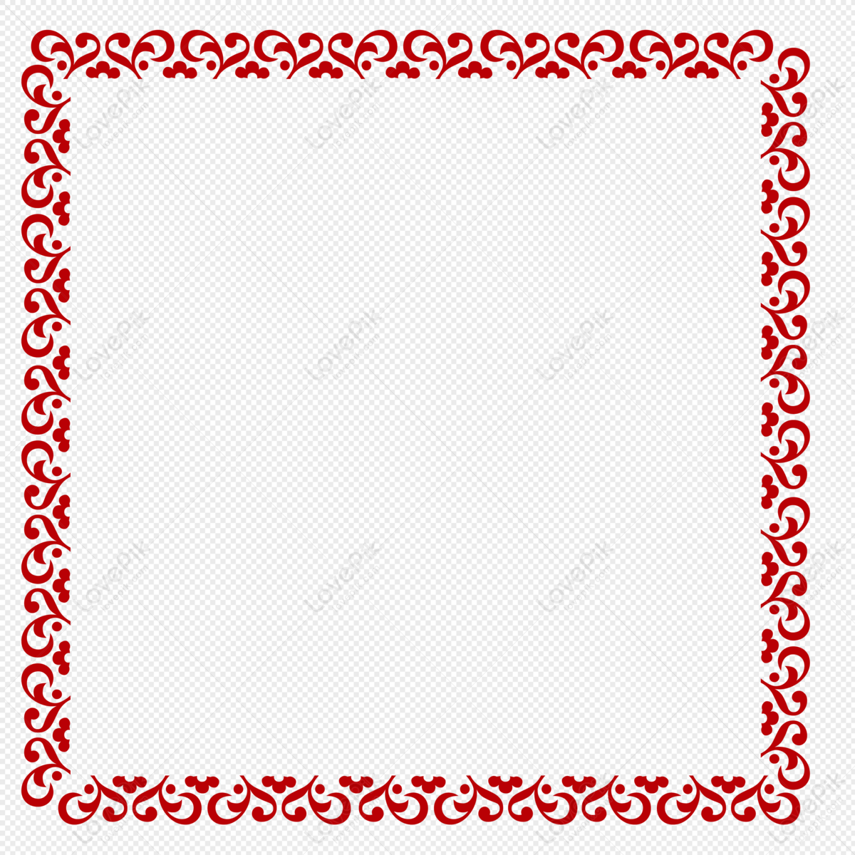 Red Border PNGs for Free Download