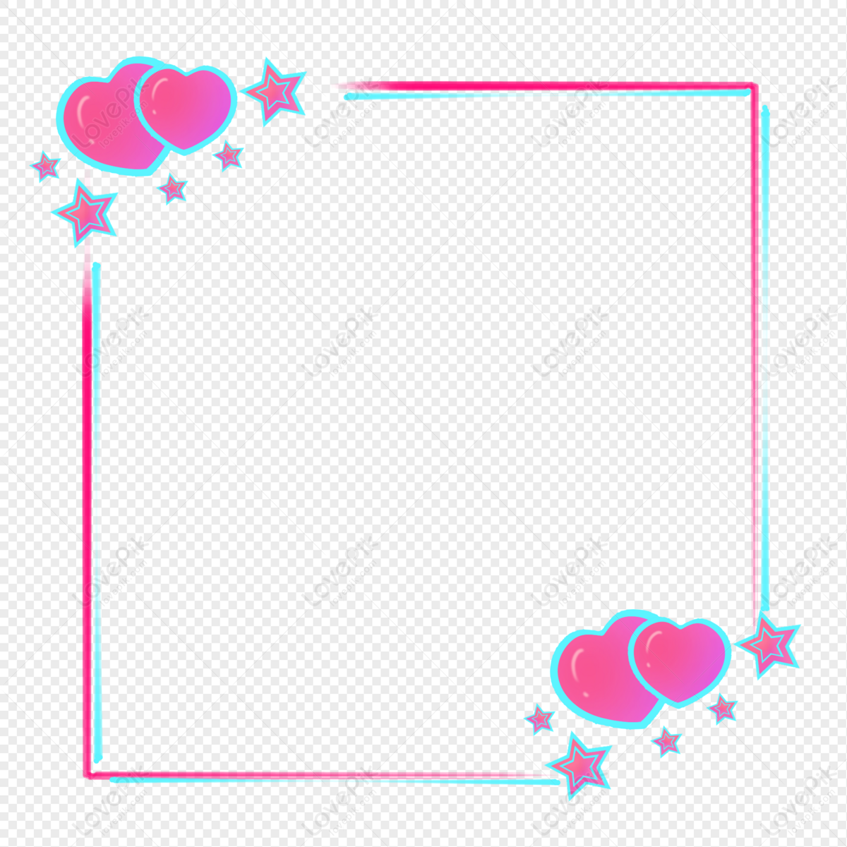 Chinese Valentines Day Valentines Day Border, Chinese Border, Color ...