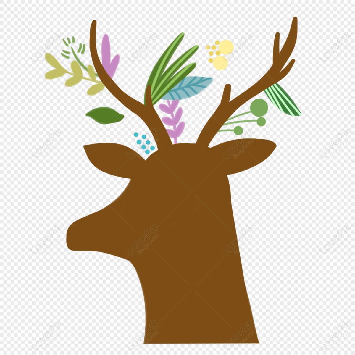 Deer Head PNG Free Download And Clipart Image For Free Download - Lovepik |  401531133
