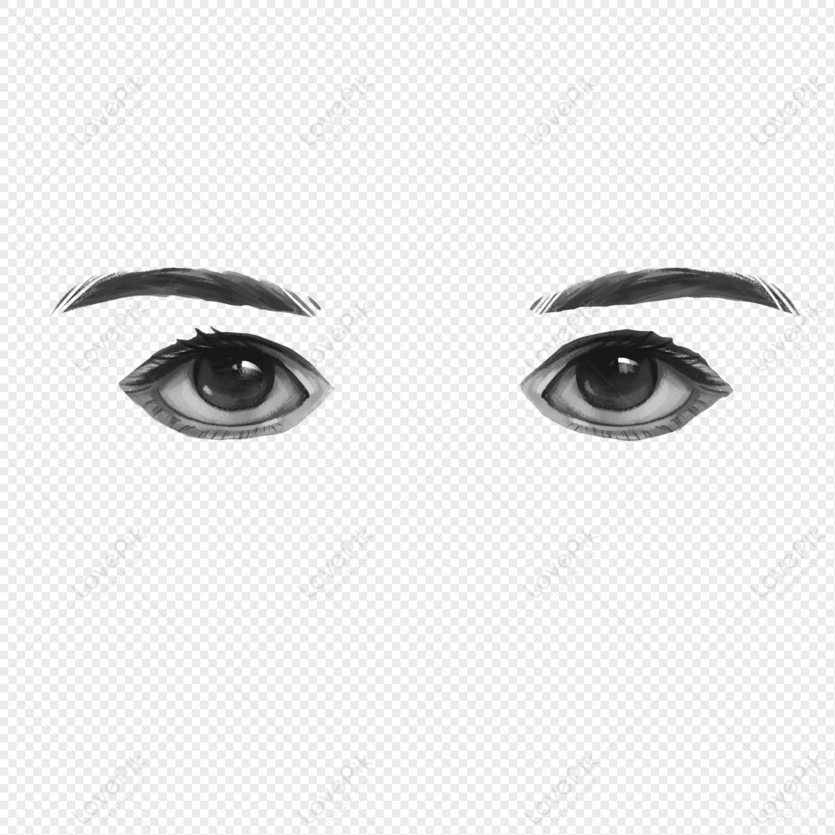 Anime Eyes PNG, Vector, PSD, and Clipart With Transparent Background for  Free Download