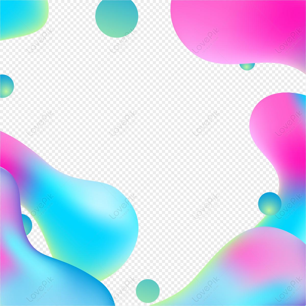 Border градиентом. Fluid gradient. PNG Fluid Floating images.