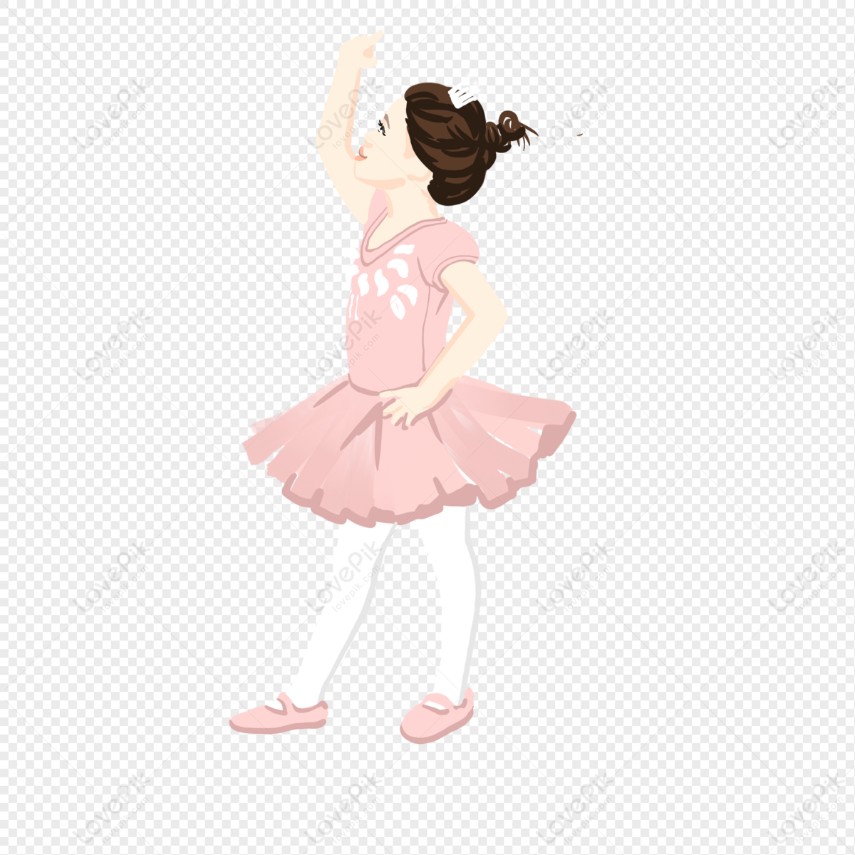 Girl Learning To Dance PNG Picture And Clipart Image For Free Download ...