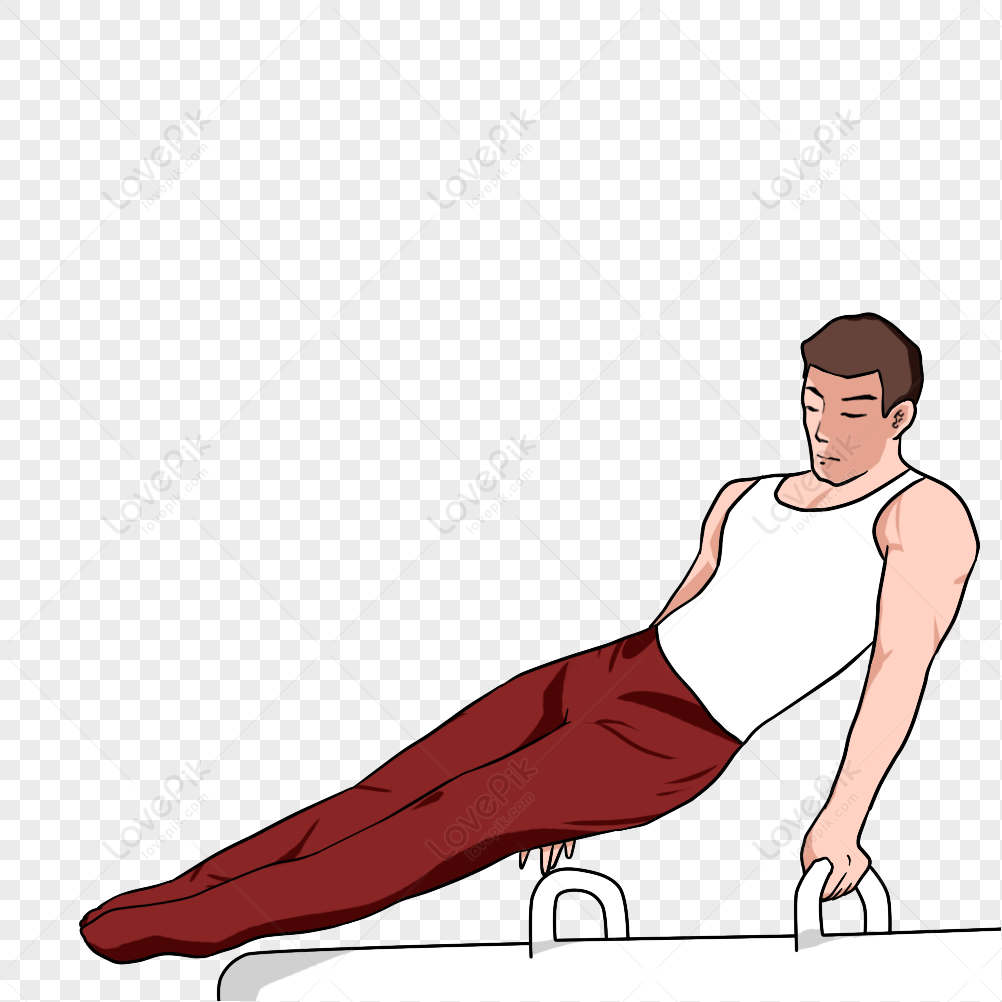 mens gymnastics clipart