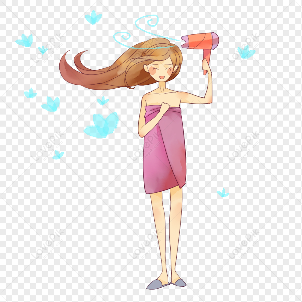 Watercolor Hair Dryer, Hair, Dry, Hairdryer PNG Transparent Image and  Clipart for Free Download
