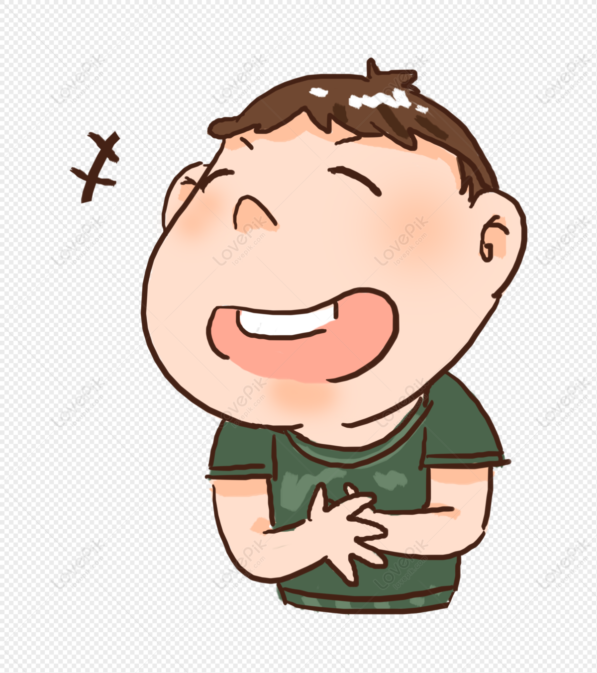 Laughing Illustration PNG Images With Transparent Background | Free ...