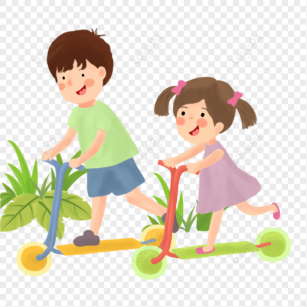 Картинка брат с сестрой на велосипеде. Brother and sister Clipart. Brother vector. Walk with my sister PNG.