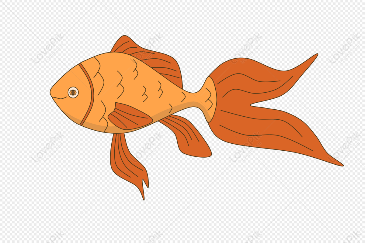 Orange Cartoon Fish PNG Transparent Background And Clipart Image For Free  Download - Lovepik | 401535210