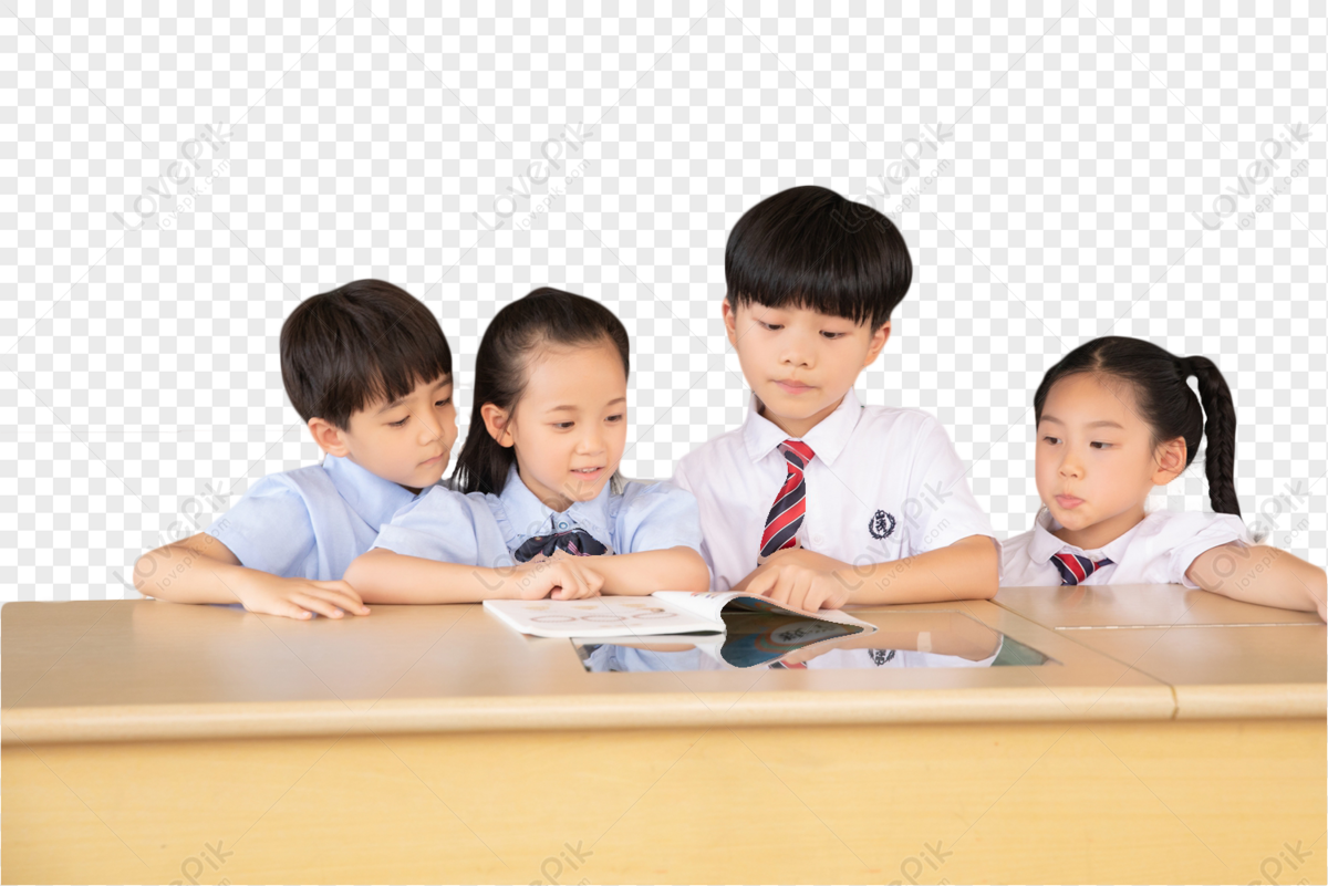 Primary School Students Study Hard PNG Transparent Background And Clipart  Image For Free Download - Lovepik | 401535770