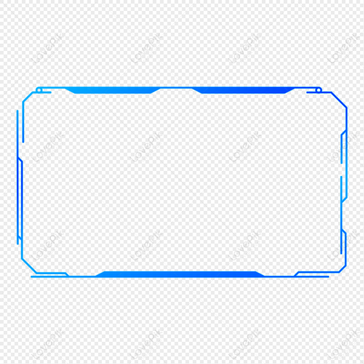 Technology Border PNG Transparent