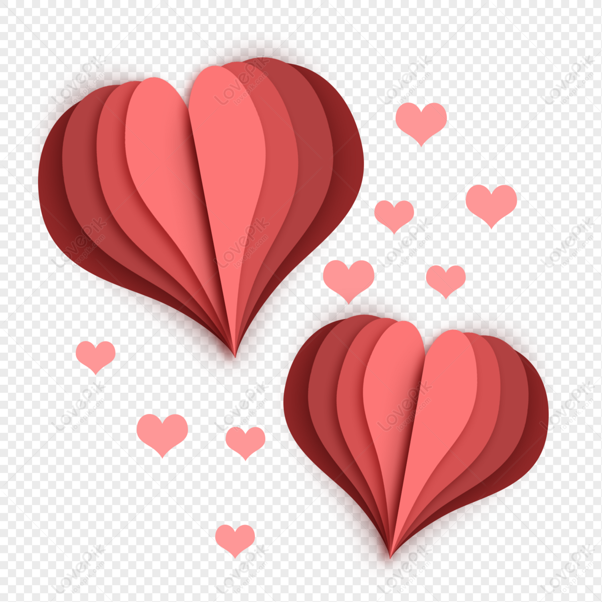Valentines Day Stereo Love Decoration PNG Transparent Background And  Clipart Image For Free Download - Lovepik | 401539800