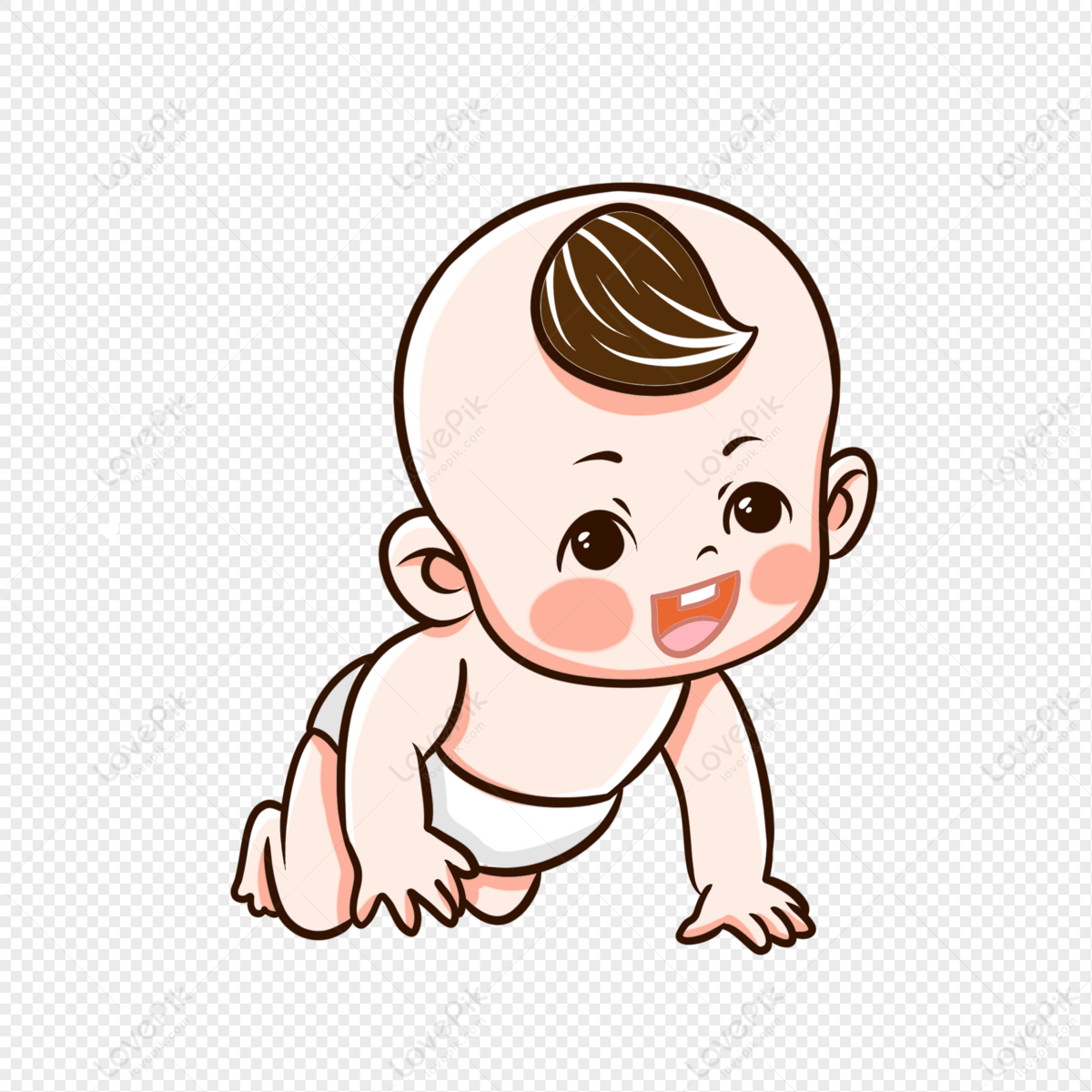 baby, baby, cute, crawling png hd transparent image