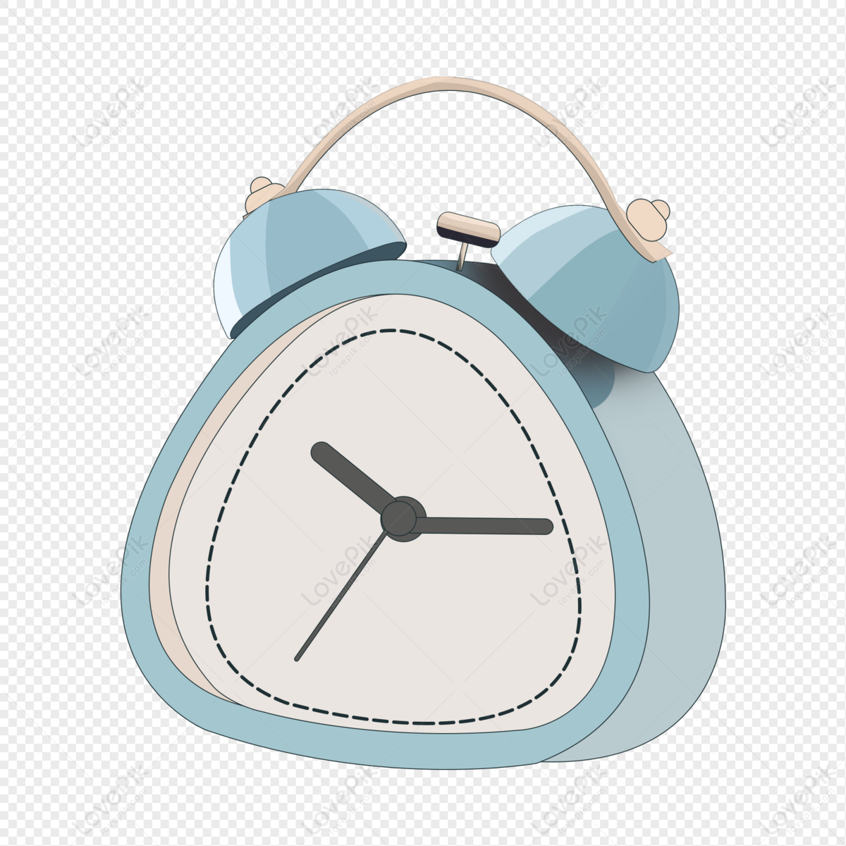 Blue Cartoon Alarm Clock PNG Image And Clipart Image For Free Download -  Lovepik | 401552408